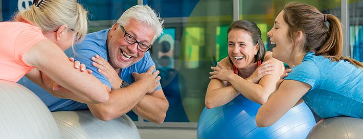 Übungen mit Gymnastikball